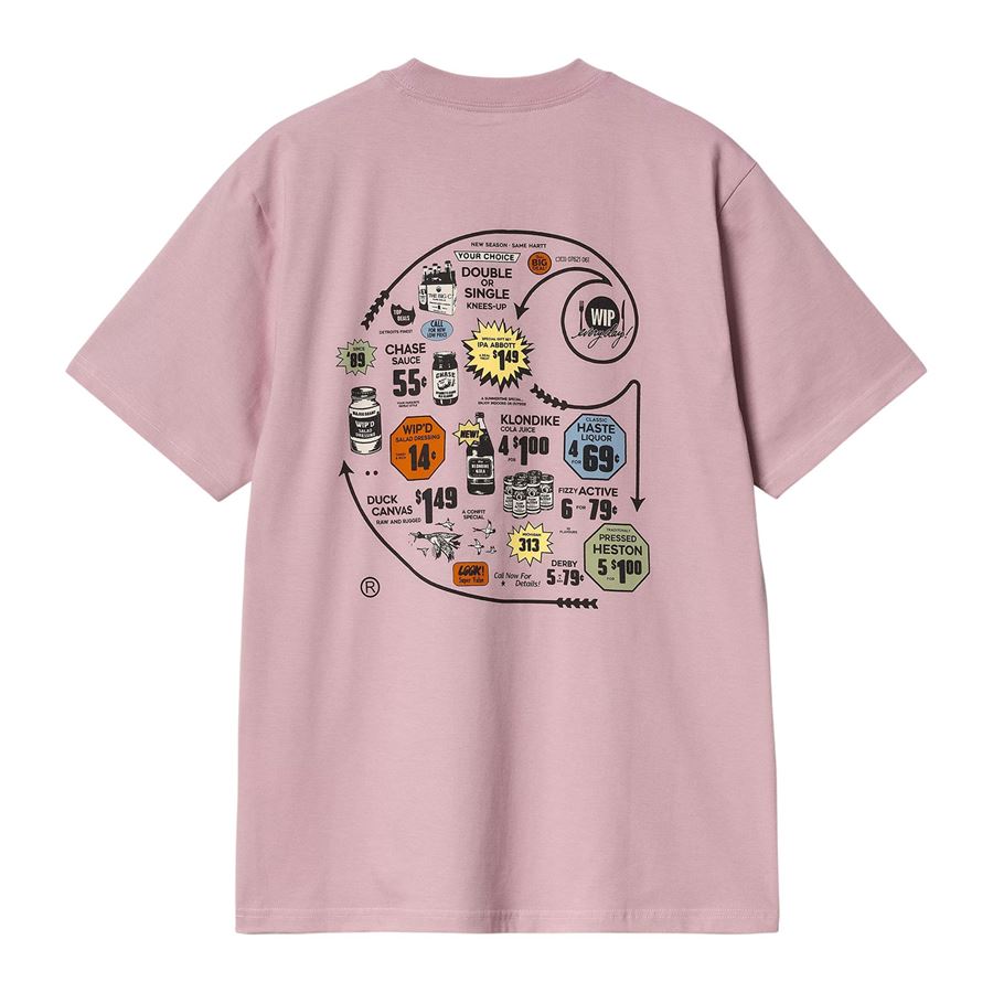 S/S Catalogue C Logo T-Shirt manica corta da uomo Carhartt WIP | I0347612P8XX